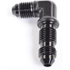 AN to AN 90-Degree Bulkhead Adapter Fitting [-4 AN Male to -4 AN Male, Black] - image 2