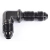 AN to AN 90-Degree Bulkhead Adapter Fitting [-4 AN Male to -4 AN Male, Black] - image 3