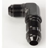 AN to AN 90-Degree Bulkhead Adapter Fitting [-8 AN Male to -8 AN Male, Black] - image 2