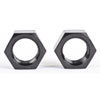 AN Bulkhead Adapter Nuts  [-3 AN, Black] - image 2