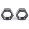 AN Bulkhead Adapter Nuts  [-4 AN, Black] - image 2