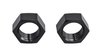 AN Bulkhead Adapter Nuts  [-4 AN, Black] - image 3