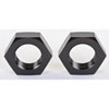 AN Bulkhead Adapter Nuts  [-6 AN, Black] - image 2