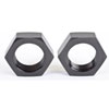 AN Bulkhead Adapter Nuts  [-8 AN, Black] - image 2