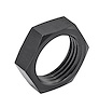 AN Bulkhead Adapter Nuts  [-10 AN, Black] - image 1