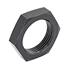 AN Bulkhead Adapter Nuts  [-16 AN, Black] - image 1