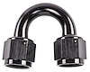 Black -8 AN 180 degree Swivel Coupler - image 1
