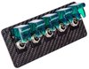 5-Toggle Switch Panel with Switches [Green Indicators, Carbon Fiber Panel] - image 3