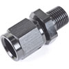 AN to NPT Straight Adapter Fitting [-4 AN Female to 1/8 in. NPT Male, Black] - image 2