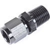 AN to NPT Straight Adapter Fitting [-4 AN Female to 1/4 in. NPT Male, Black] - image 2