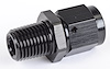 AN to NPT Straight Adapter Fitting [-6 AN Female to 1/4 in. NPT Male, Black] - image 1