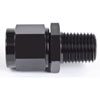 AN to NPT Straight Adapter Fitting [-6 AN Female to 1/4 in. NPT Male, Black] - image 3