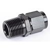 AN to NPT Straight Adapter Fitting [-8 AN Female to 1/4 in. NPT Male, Black] - image 1