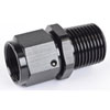 AN to NPT Straight Adapter Fitting [-8 AN Female to 1/2 in. NPT Male, Black] - image 2