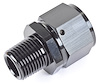 AN to NPT Straight Adapter Fitting [-12 AN Female to 1/2 in. NPT Male, Black] - image 1