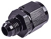 AN Female Swivel to Male Reducer Fitting [-8 AN Female to -6 AN Male, Black] - image 1