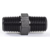 NPT to NPT Straight Union Fitting [1/4 in. NPT Male to 1/4 in. NPT Male, Black] - image 2