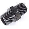 NPT to NPT Straight Union Fitting [1/2 in. NPT Male to 1/2 in. NPT Male, Black] - image 1