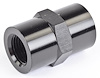NPT to NPT Straight Union Fitting [1/8 in. NPT Female to 1/8 in. NPT Female, Black] - image 1