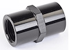 NPT to NPT Straight Union Fitting [3/8 in. NPT Female to 3/8 in. NPT Female, Black] - image 1