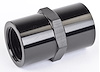 NPT to NPT Straight Union Fitting [1/2 in. NPT Female to 1/2 in. NPT Female, Black] - image 1