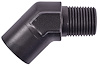 NPT to NPT 45-Degree Union Fitting [1/2 in. NPT Male to 1/2 in. NPT Female, Black] - image 1