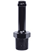 NPT to Hose Barb Fitting, Straight [3/8 in. NPT Male to 3/8 in. I.D. Hose, Black] - image 1