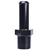 NPT to Hose Barb Fitting, Straight [3/8 in. NPT Male to 1/2 in. I.D. Hose, Black] - image 1