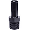 NPT to Hose Barb Fitting, Straight [3/4 in. NPT Male to 3/4 in. I.D. Hose, Black] - image 1