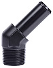 NPT to Hose Barb Fitting, 45-Degree [3/4 in. NPT Male to 3/4 in. I.D. Hose, Black] - image 1
