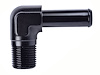 NPT to Hose Barb Fitting, 90-Degree [1/2 in. NPT Male to 5/8 in. I.D. Hose, Black] - image 1