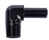 NPT to Hose Barb Fitting, 90-Degree [3/4 in. NPT Male to 3/4 in. I.D. Hose, Black] - image 1