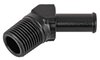 NPT to Hose Barb Fitting, 45-Degree [1/2 in. NPT Male to 1/2 in. I.D. Hose, Black] - image 2