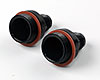 Carburetor Fuel Inlet AN Fittings -6 AN to 7/8 in.-20 [Black] - image 2