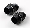 Carburetor Fuel Inlet AN Fittings -6 AN to 9/16 in.-24 [Black] - image 2