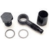 Black Banjo Fitting 5/8"-20 Thread to -06AN Hose - image 2