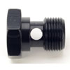 Black Banjo Fitting 5/8"-20 Thread to -06AN Hose - image 3