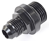 Carburetor Fuel Inlet AN Fittings -8 AN O-ring (3/4 in.-16) to -6 AN [Black] - image 1