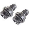 Carburetor Fuel Inlet AN Fittings -8 AN O-ring (3/4 in.-16) to -6 AN [Black] - image 2
