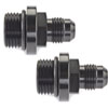 Carburetor Fuel Inlet AN Fittings -8 AN O-ring (3/4 in.-16) to -6 AN [Black] - image 3