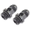 Carburetor Fuel Inlet AN Fittings -8 AN O-ring (3/4 in.-16) to -8 AN [Black] - image 2