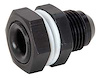 Black High-Flow Fuel Cell Bulkhead Fitting -8AN - image 1