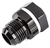 Black High-Flow Fuel Cell Bulkhead Fitting -10AN - image 1