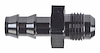 AN to Hose Barb Straight Adapter Fitting [-4 AN Male to 1/4 in. Hose, Black] - image 1