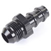 AN to Hose Barb Straight  Adapter Fitting [-8 AN Male to 1/2 in. Hose, Black] - image 2