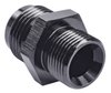 Turbo Oil Drain Return Adapter Fitting for GM LS Truck Oil Pan [Metric O-Ring Port (M20 x 1.5) to AN Male (-10 AN), Black] - image 3