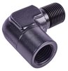 NPT to NPT 90-Degree Adapter Fitting [1/4 in. NPT Male to 1/4 in. NPT Female, Black] - image 2