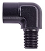 NPT to NPT 90-Degree Adapter Fitting [1/8 in. NPT Male to 1/8 in. NPT Female, Black] - image 1