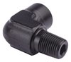 NPT to NPT 90-Degree Adapter Fitting [1/8 in. NPT Male to 1/8 in. NPT Female, Black] - image 3