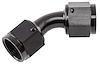 Black -8 AN 45 degree Swivel Coupler - image 1